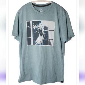 Vintage Volcom Graphic T-Shirt Mens Rare Scream Window Skater ALT 90s Grunge Y2K